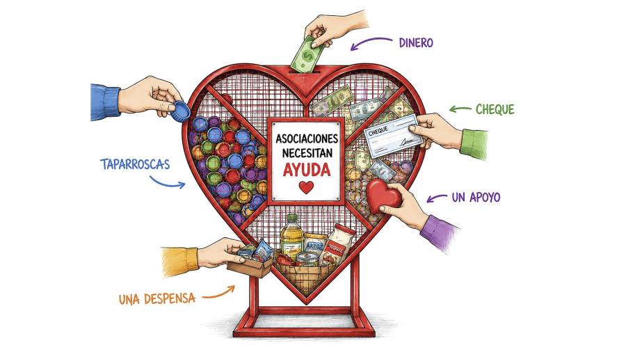 Miles de taparroscas, pocos pesos y muchas necesidades