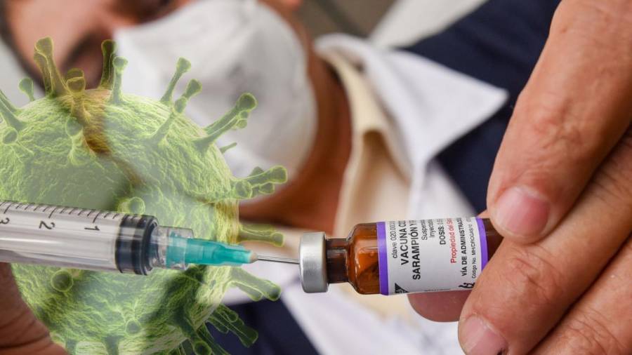 La vacuna triple viral, conocida como SPR o MMR, la cual protege contra sarampión, rubéola y paperas; esquema que forma parte del Programa Universal de Vacunación.