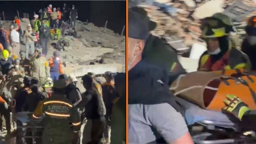 A tres días de los terremotos que sacudieron a Venezuela, elementos del Ejército Mexicano rescataron a un niño de 11 años que estaba bajo los escombros.