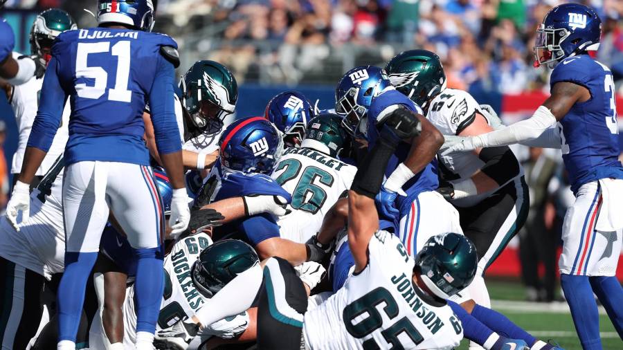 Las bajas dominan el panorama previo al Thursday Night Football entre Eagles y Giants.