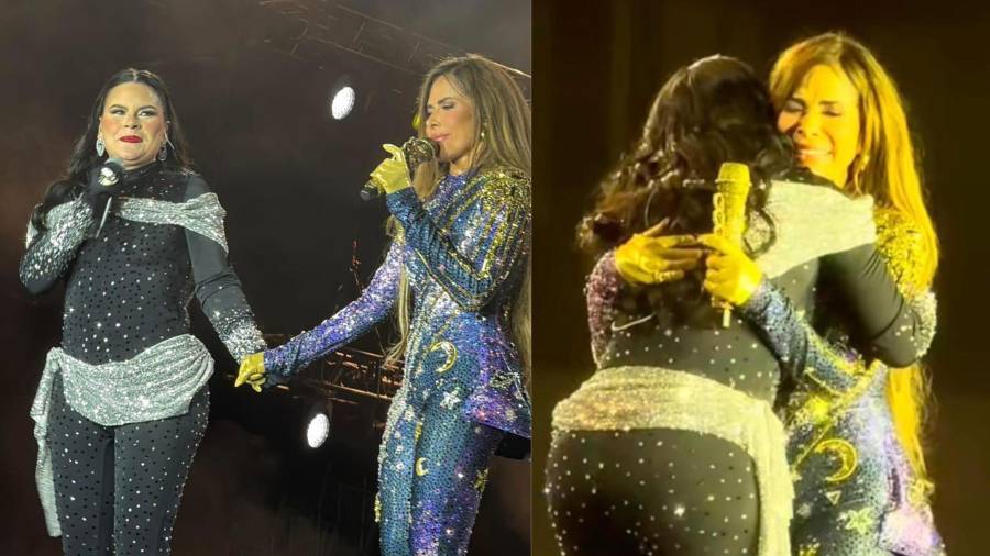 Emotivo. El público coreó “no están solas” mientras ambas cantantes se abrazaban durante ‘En Medio de la Tempestad’.