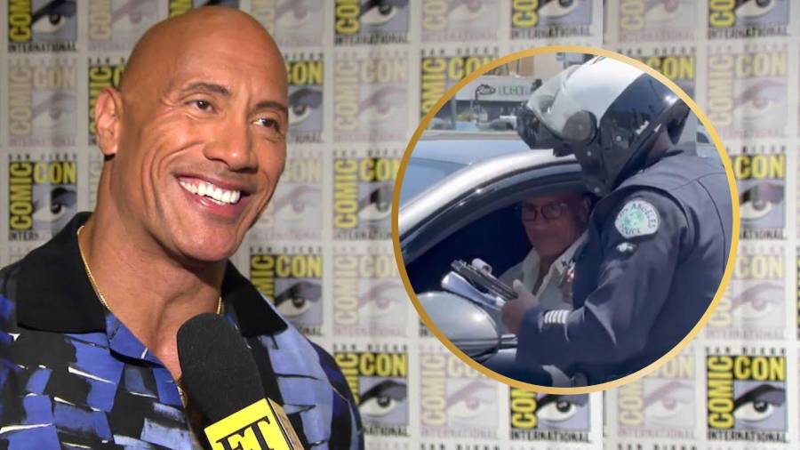 Momento. El actor fue interceptado por la policía debido al polarizado de su vehículo tras acudir a un evento con Emily Blunt
