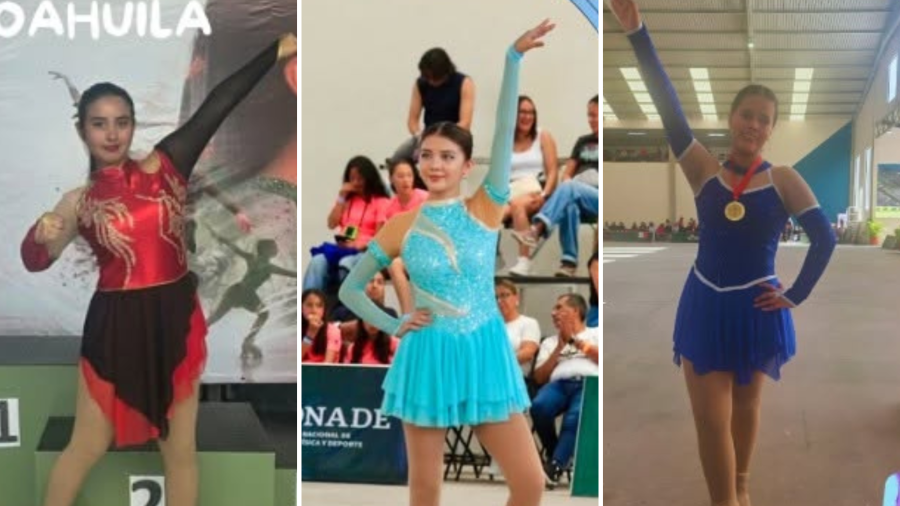 Saltillo tuvo presencia en el Nacional de Patinaje Artístico con seis deportistas, entre ellas dos ganadoras de primeros lugares.