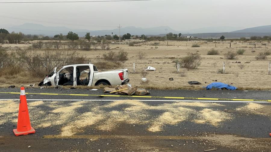 Elementos de la Guardia Nacional resguardaron la zona mientras se realizaban las diligencias y el peritaje para determinar las causas del accidente.