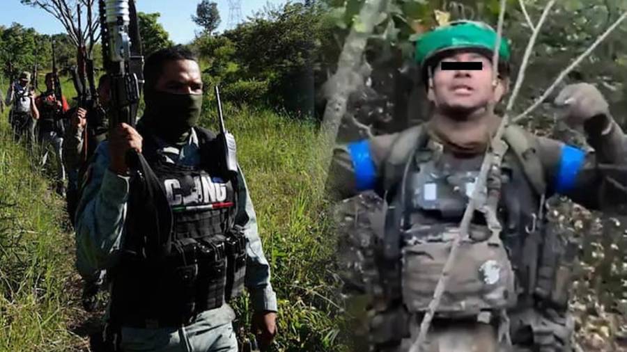 Un video difundido por Al Jazeera muestra a presuntos integrantes del CJNG y de “Los Chapitos” en Ucrania.