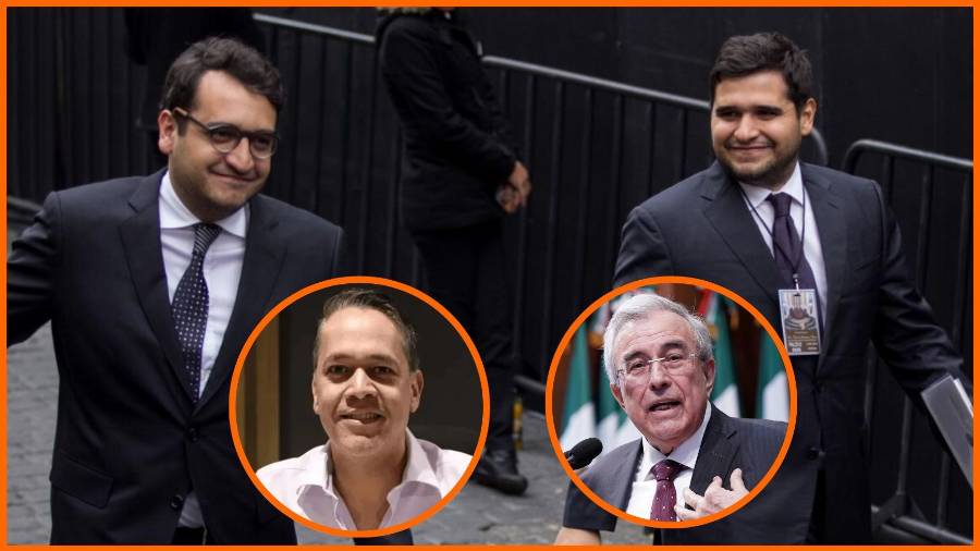 Enrique Díaz Vega (izq. abajo), exsecretario de Finanzas de Sinaloa, es señalado en investigaciones estadounidenses –de acuerdo con Loret de Mola– como el enlace que entregaba portafolios de dinero en efectivo a los hijos de López Obrador.