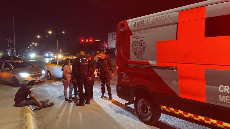 El incidente ocurrió sobre el bulevar Nazario Ortiz Garza, a la altura del cruce con Vito Alessio Robles