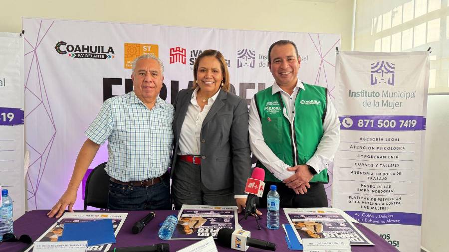 La feria ofrecerá más de 300 vacantes de distintos sectores el 16 de octubre, en el Instituto Municipal de la Mujer de Torreón.