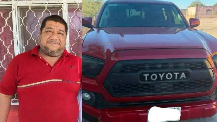 Gerardo Ramírez López desapareció, lo mismo que su camioneta; familiares piden intervención del Ejército Mexicano para su localización.