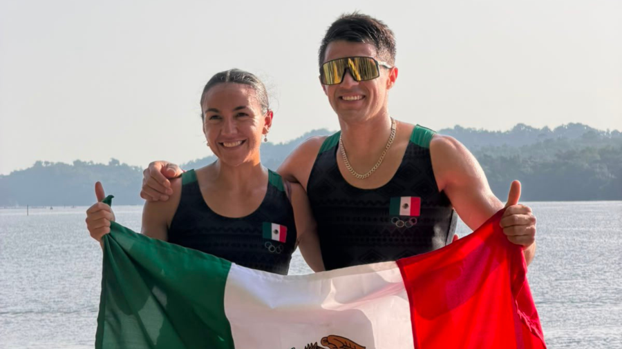 Kenia Lechuga y Alexis López aportaron uno de los tres oros conseguidos por el remo en la jornada.