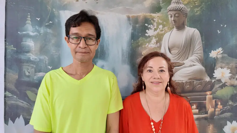 Edna Bruton, fundadora del centro, invitó a la comunidad a participar en las actividades del aniversario.