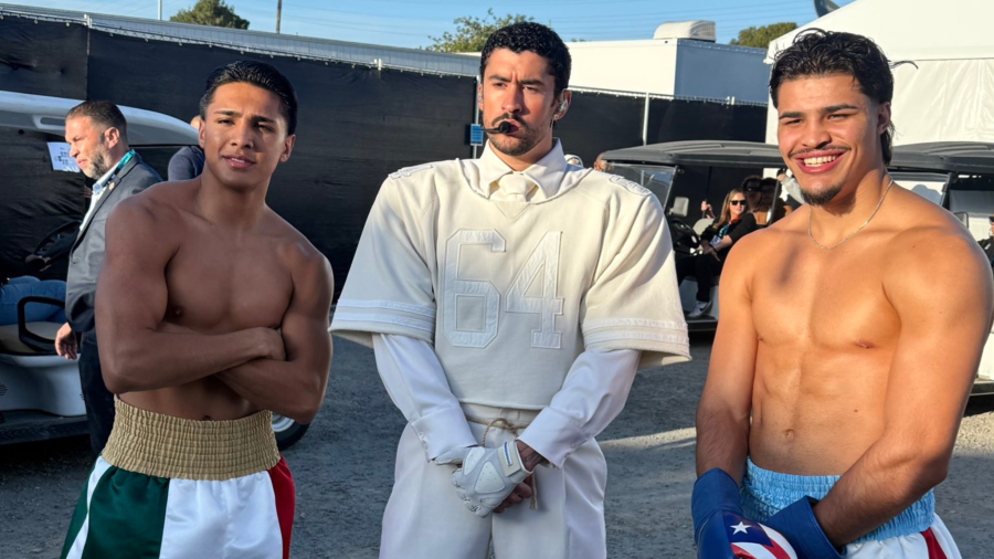 La escena del ring improvisado fue uno de los momentos más comentados del espectáculo de Bad Bunny.