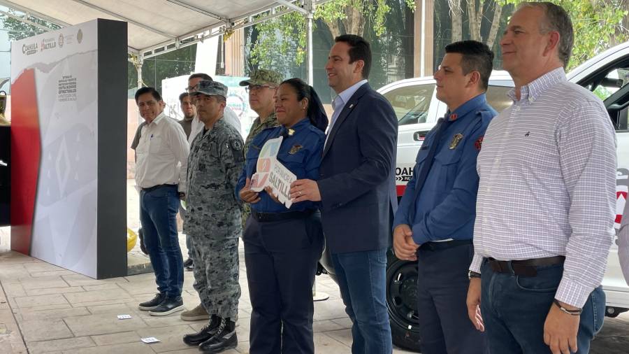 Unidades a personal de bomberos