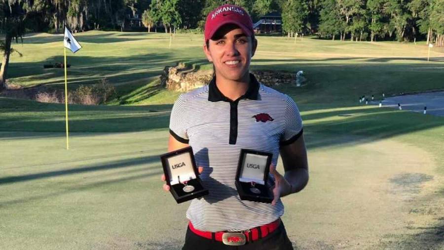 María Fassi, referente del golf mexicano, compitió en torneos de alto nivel antes de pasar al profesionalismo.