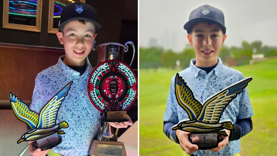 Trejo terminó como campeón general de la Gira Junior Classic con 80 puntos.