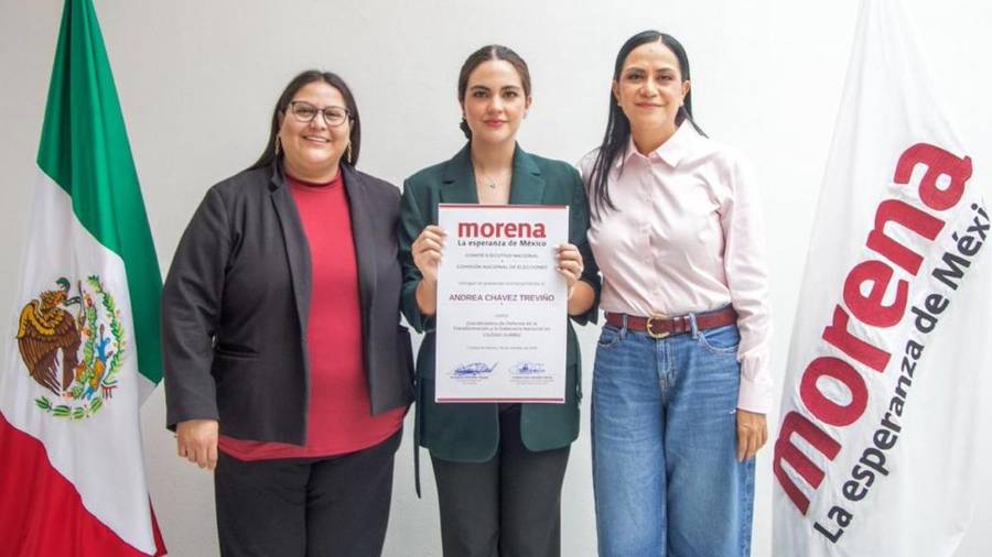 Andrea Chávez fue designada coordinadora municipal de Morena en Ciudad Juárez y se perfila para buscar la alcaldía en las elecciones de 2027.