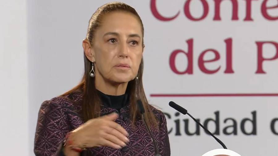 La presidenta cuestionó que Mauricio Kuri y el embajador de EU colocaran la primera piedra de una academia policial sin la participación del Gobierno Federal.