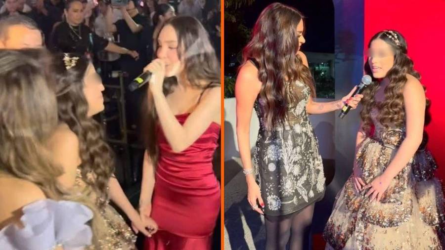 La conductora Galilea Montijo participó como invitada en los XV años de Mafer, evento viral con artistas como J Balvin y Belinda