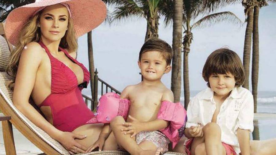 Mientras la serie pone como héroe a Luis Miguel, Aracely Arámbula le pide que le pague la pensión a sus hijos y los vea