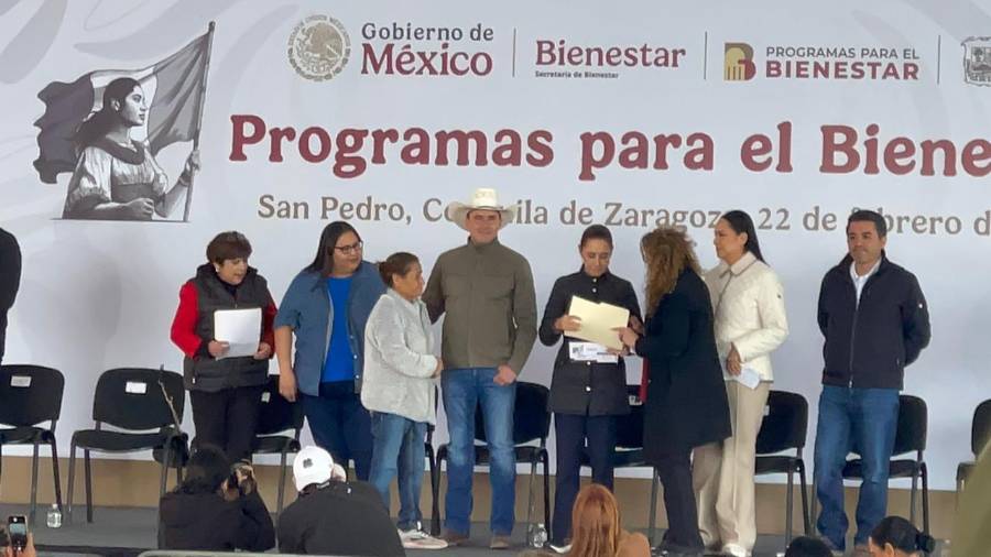 A nombre de los laguneros, el gobernador Manolo Jiménez solicitó a la presidenta Claudia Sheinbaum, la continuidad de los apoyos para el campo
