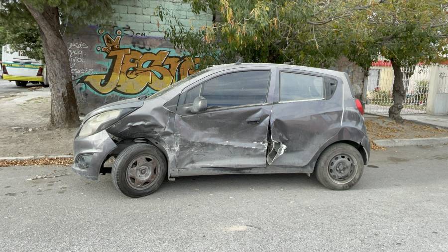 El auto afectado fue un Chevrolet Spark que tenía la preferencia de paso.