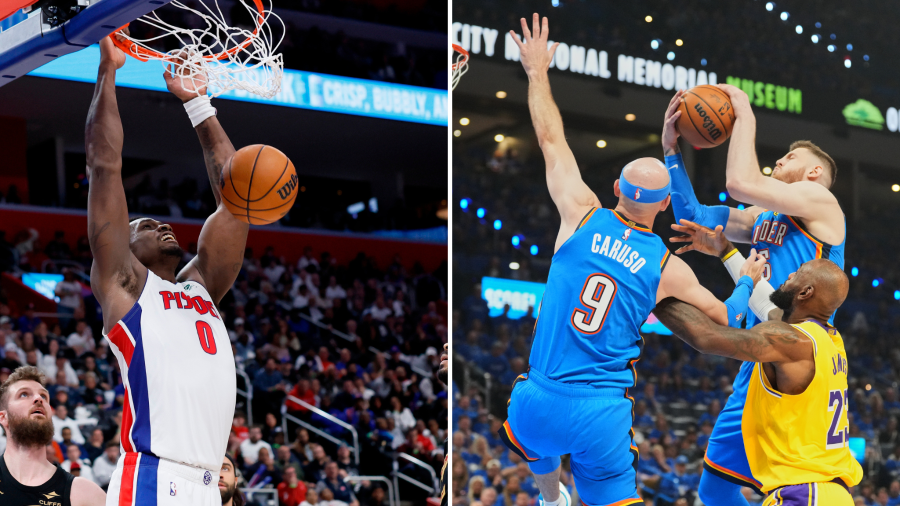 Los NBA iniciaron sus semifinales de conferencia con victorias para los Detroit Pistons y el Oklahoma City Thunder.