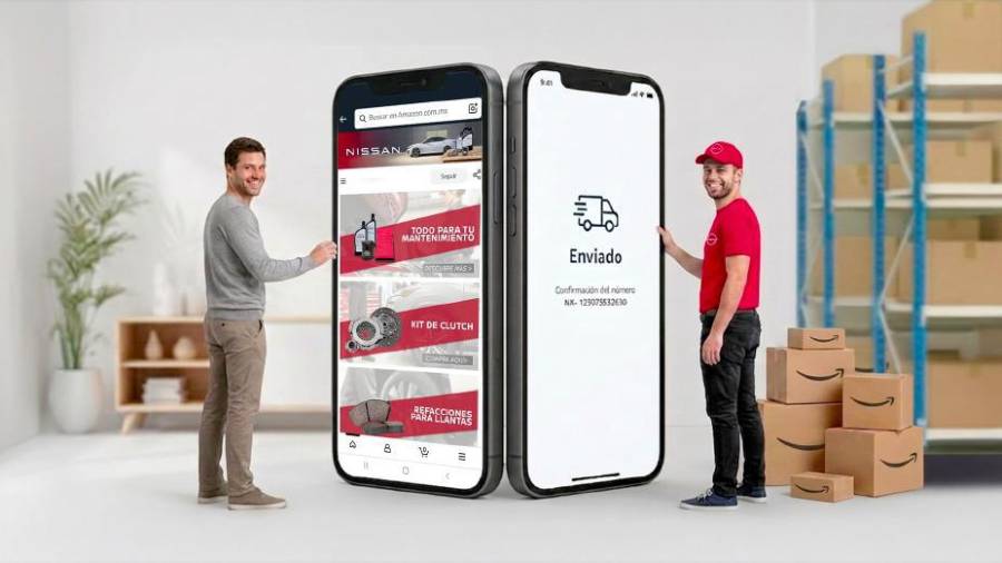 Nissan Mexicana presentó su tienda oficial en Amazon México con más de 2,100 refacciones originales y entregas a nivel nacional.