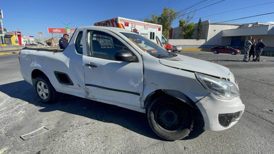 Los daños fueron en ambos vehículos