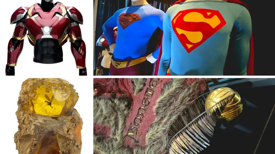 Venta. Trajes, utilería y objetos utilizados en algunas de las películas más recordadas de Hollywood podrán convertirse en piezas de colección para los fanáticos del cine.