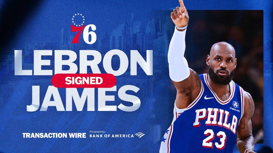 Joel Embiid y LeBron James compartirán vestidor en una de las combinaciones más llamativas de la Conferencia Este.