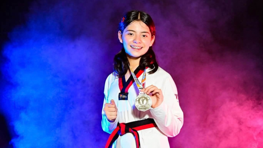 La saltillense subió a lo más alto del podio en la categoría Infantil femenil de menos de 50 kilogramos.