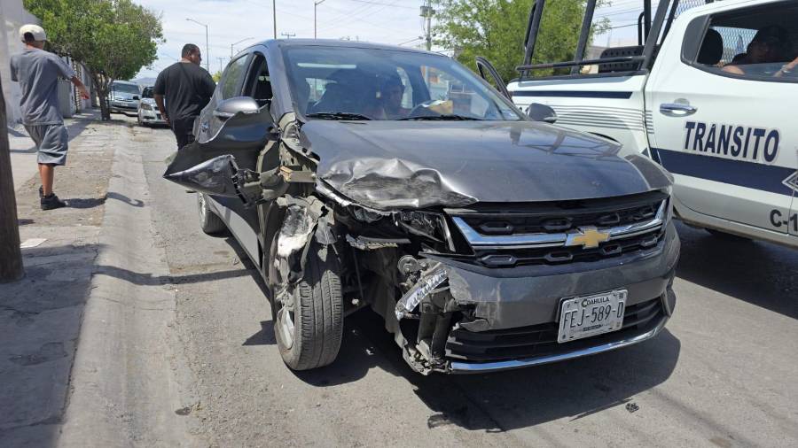 Los daños materiales son de consideración.