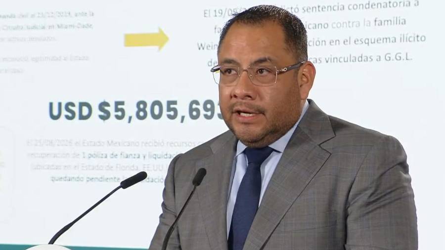Omar Reyes Colmenares informó que bloqueó 24 mil 622 cuentas por 8 mil 670 millones de pesos vinculadas al crimen organizado durante la actual administración.