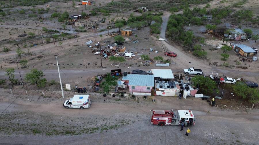 Autoridades dieron a conocer que 11 viviendas construidas con madera y cartón fueron afectadas por este fenómeno.