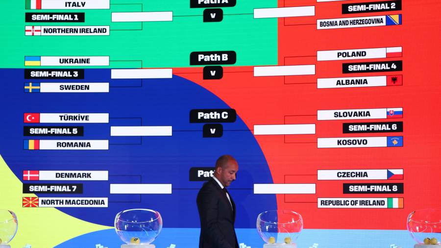 El repechaje europeo rumbo al Mundial 2026 entra en una jornada decisiva este jueves, con selecciones como Italia, Polonia y Dinamarca peleando por seguir con vida en la ruta hacia la Copa del Mundo.