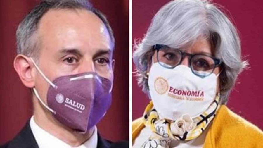 Niegan compra de cubrebocas con logo de dependencias, pero los presume