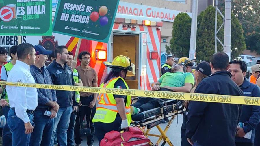 El simulacro recreó la atención de un accidente de motocicleta para sensibilizar sobre las consecuencias de conducir sin medidas de seguridad.