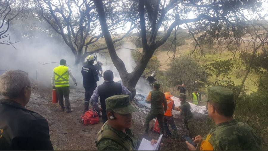 Se desploma avioneta en Edomex