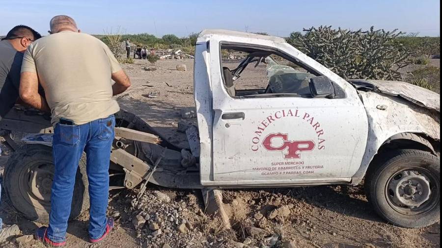 Choque en la carretera Saltillo-Torreón deja cuatro lesionados a la altura de San Rafael