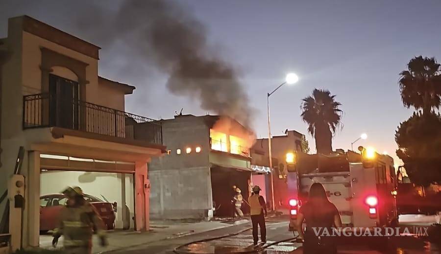Arrasa fuego con vivienda de Saltillo