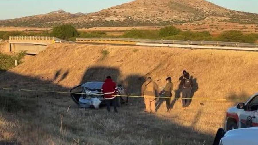 El percance ocurrió la mañana del lunes alrededor de las 06:00 horas.