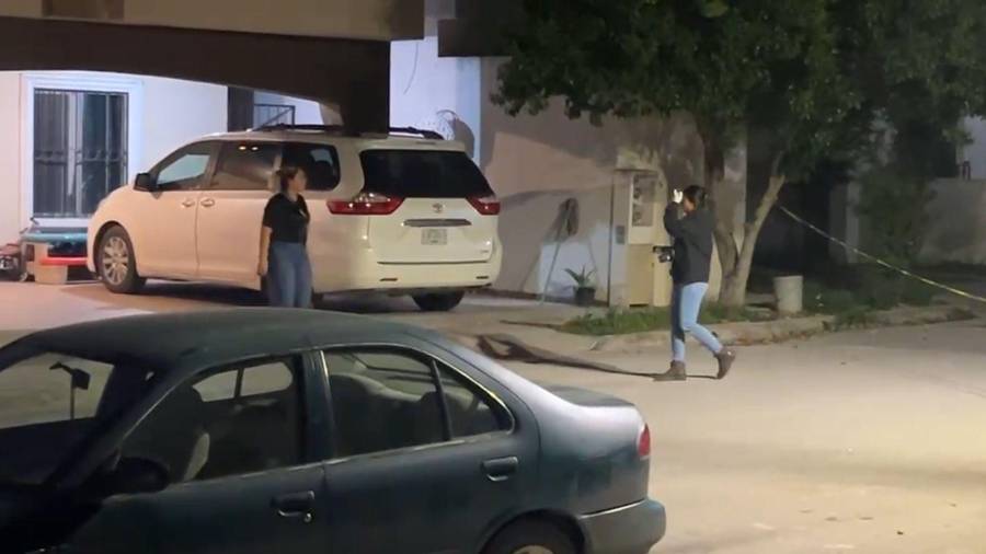 Dispararon en repetidas ocasiones contra la vivienda (al menos nueve tiros).