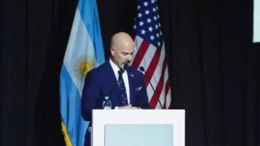 García Harfuch participó en el encuentro internacional para presentar los avances de la Estrategia Nacional de Seguridad de México, cuyos principales objetivos son fortalecer las capacidades de inteligencia, investigación y coordinación entre las instituciones del Estado.