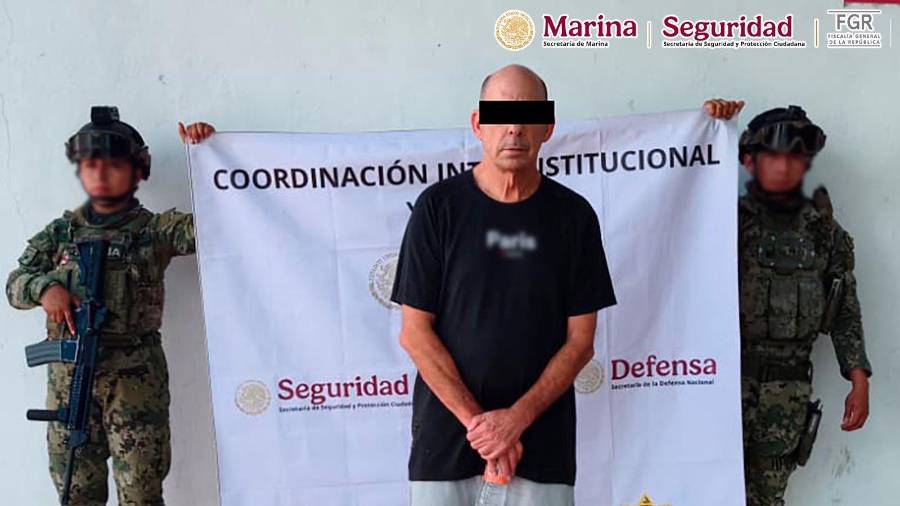 Richard “N”, ciudadano estadounidense con cuatro órdenes de arresto en Florida, fue detenido en Mérida, Yucatán.