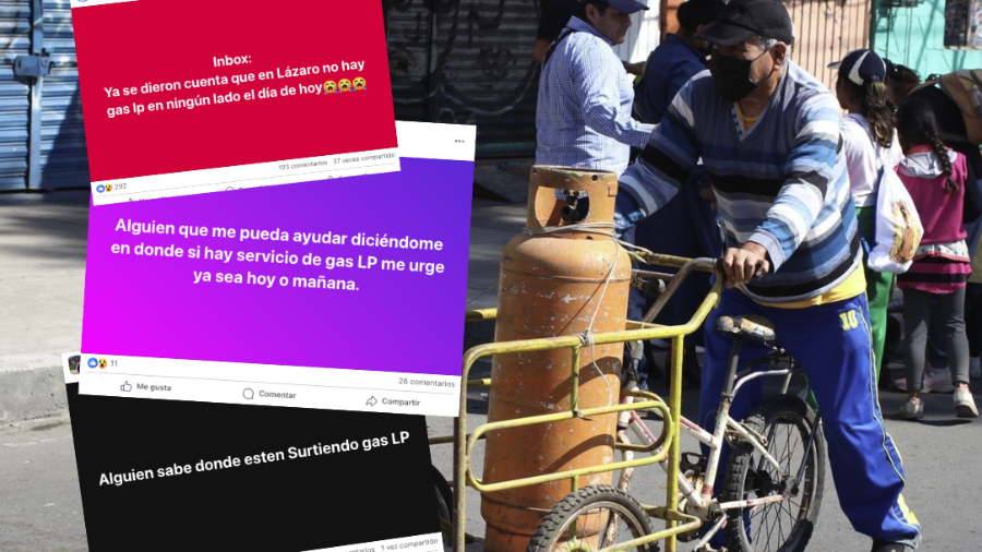 La incertidumbre se ha reflejado en diferentes redes sociales, testimonios mediante fotografías también reflejan el problema del gas. | FOTO: VANGUARDIA