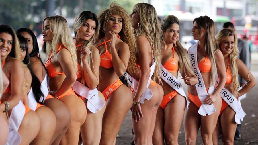 Candidatas al mejor trasero de Brasil 'corren' 100 metros llanos (fotos y video)