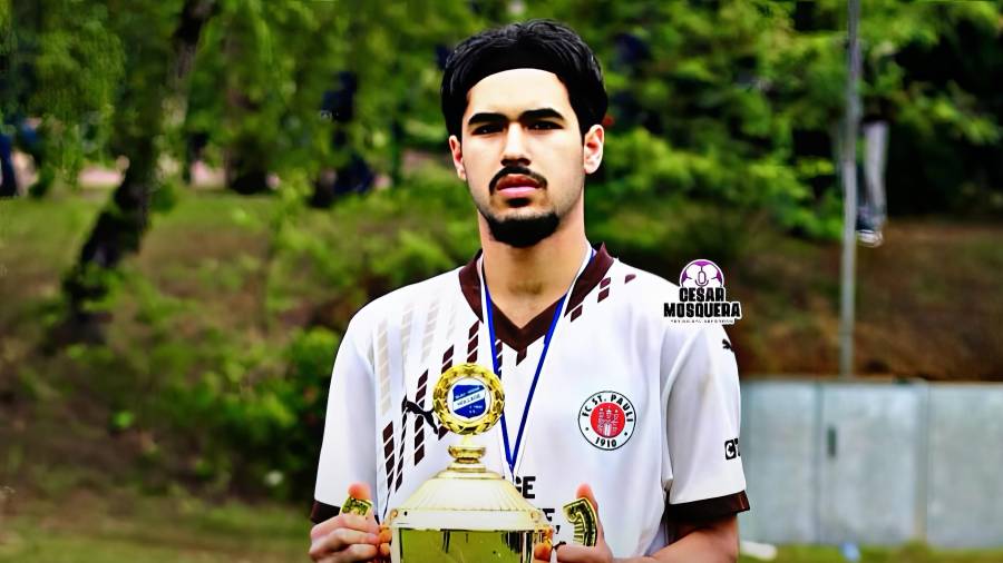 Atakan David Yılmaz Zepeta, delantero de 16 años del FC St. Pauli, recibió su primera convocatoria con la Selección Mexicana Sub-16.