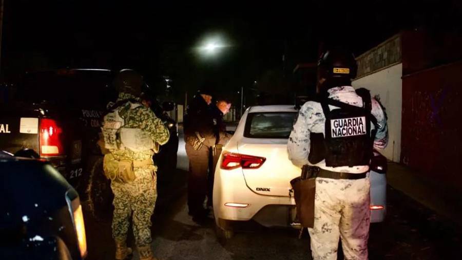 Participan en operativo la Agencia de Investigación Criminal, Policía Municipal, Policía Estatal, Secretaría de la Defensa Nacional, Secretaría de Marina y Guardia Nacional.