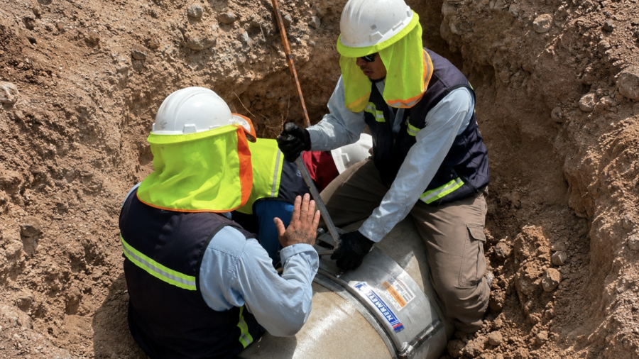 AGSAL informó que los trabajos en la línea principal de la captación Loma Alta concluyeron alrededor de las 16:00 horas.