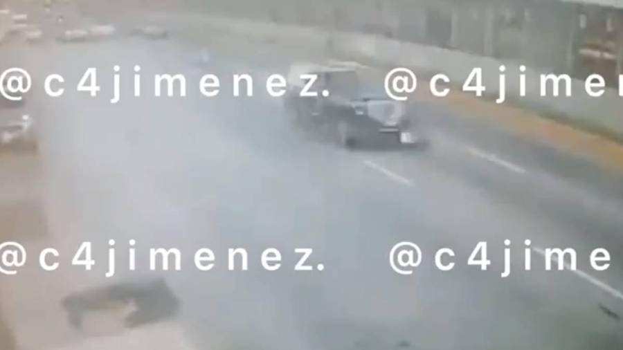 Cámara de seguridad graba tiroteo en AICM